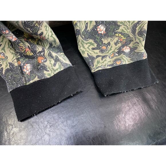 Jordan Craig Legacy Joggers Sweat Pants XXL Mens Black Orange Floral - Picture 9 of 13